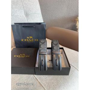 首胸ロゴ   珍しい 激安通販コーチブランド フェイク    ベルト.