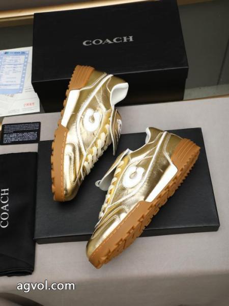 スーパー コピー ブランド 通販最安値新作 大人っぽく仕上げ ファッション感満載！COACHスニーカー.. 5 